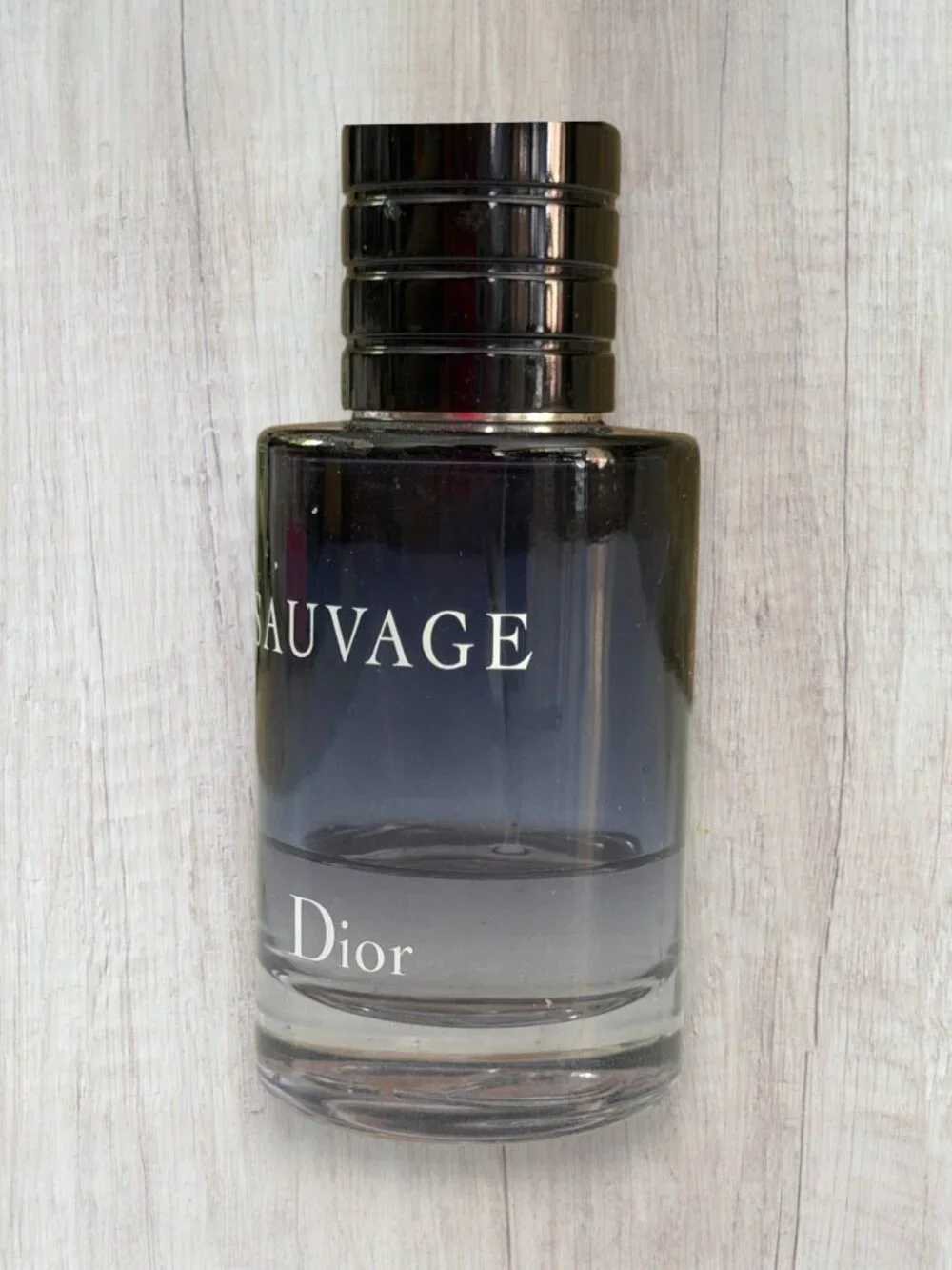 Christian Dior Sauvage Eau de Toilette EDT 60mL 2 oz Partial Bottle ~1/3 Full
